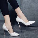 10CM Women White Girl Pumps - Virtual Blue Store