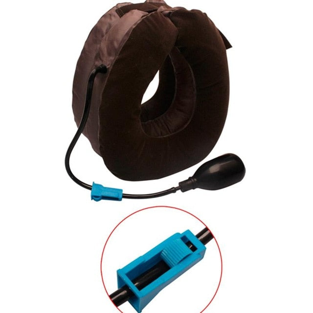 U Neck Air Inflatable Pillow - Virtual Blue Store