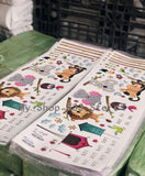 Cartoon Animals Lion Monkey Wall Sticker - Virtual Blue Store