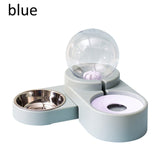1.8L Bubble Single Pet Bowls - Virtual Blue Store