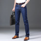 Slim Fit Black Blue Denim Pants - Virtual Blue Store