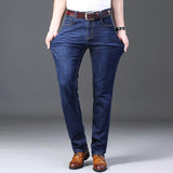 Slim Fit Black Blue Denim Pants - Virtual Blue Store
