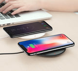 FLOVEME Universal Qi Wireless Charger For iPhone X XS XR 10W Fast Charger USB Wireless Charging For Samsung Galaxy S8 S9 Note 8 - Virtual Blue Store