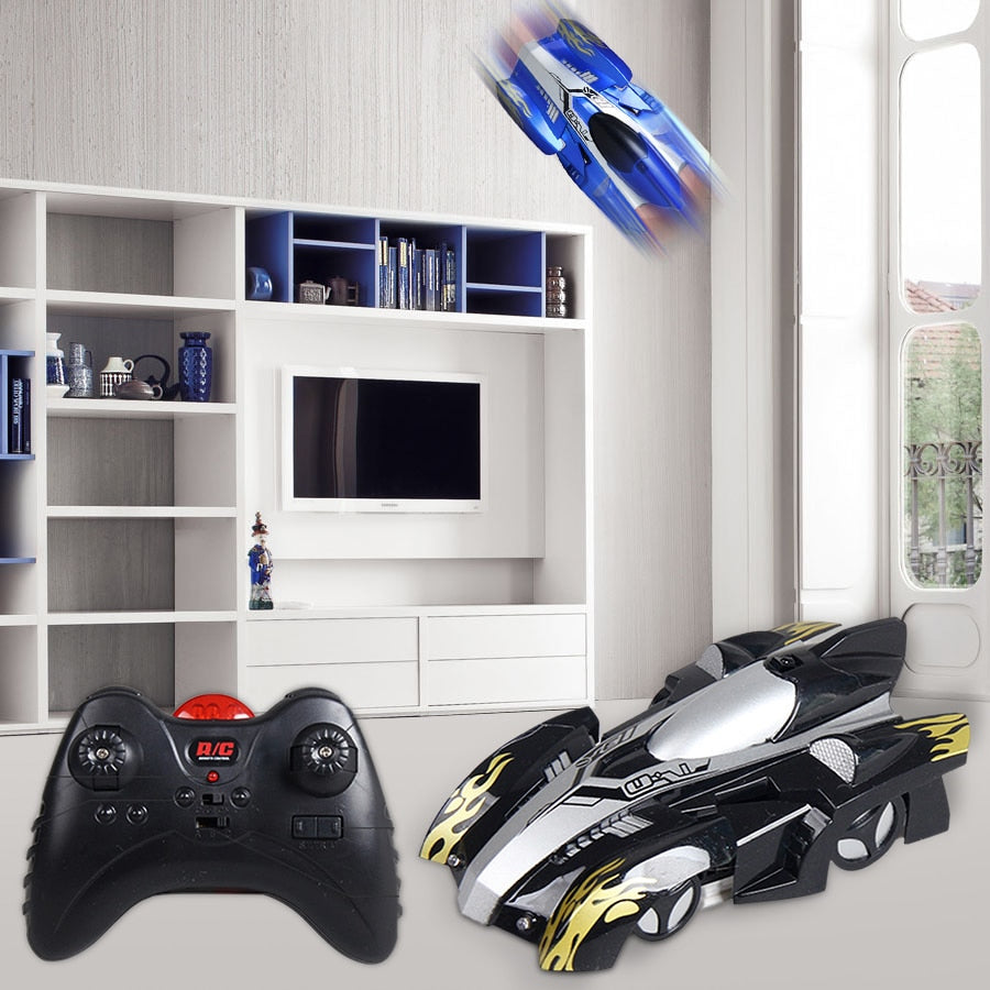 Wall Climbing Car 2 Modes Trick Racing Remote Control Car Stunt RC Car Wltoys Anti Gravity - Virtual Blue Store