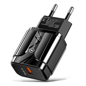 USB EU Wall Mobile Phone Charger - Virtual Blue Store