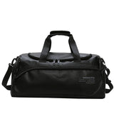 Shoulder Soft Leather Gym Bags