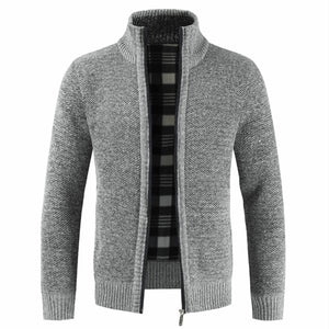 Men's Slim Fit Stand Collar Jacket - Virtual Blue Store