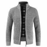 Men's Slim Fit Stand Collar Jacket