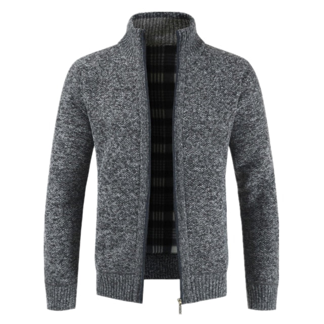 Men's Slim Fit Stand Collar Jacket - Virtual Blue Store