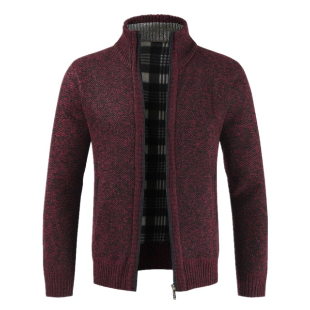 Men's Slim Fit Stand Collar Jacket - Virtual Blue Store