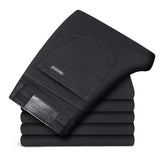 Men Classic Soft Black Jeans - Virtual Blue Store