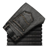 Men Classic Soft Black Jeans - Virtual Blue Store
