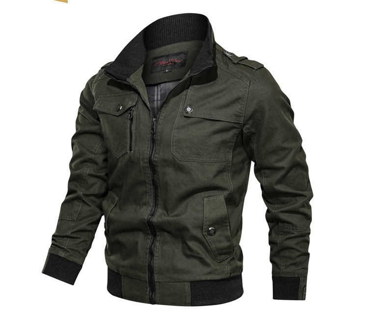 Men Spring Autumn Cotton Jackets - Virtual Blue Store