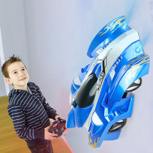Wall Climbing Car 2 Modes Trick Racing Remote Control Car Stunt RC Car Wltoys Anti Gravity - Virtual Blue Store