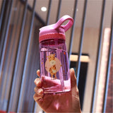 450/480ml Water Bottle With Straw - Virtual Blue Store
