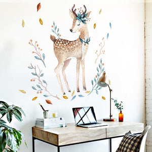 Bedroom Decor Deer Wall Stickers - Virtual Blue Store