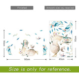 Bedroom Decor Deer Wall Stickers - Virtual Blue Store