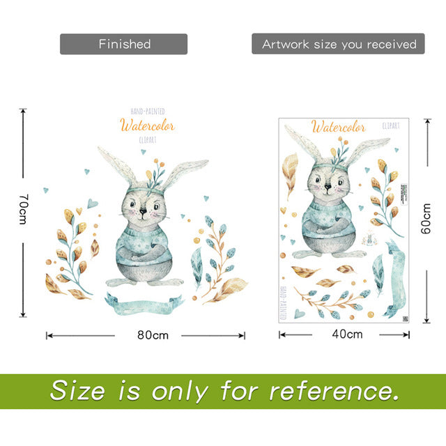 Bedroom Decor Deer Wall Stickers - Virtual Blue Store