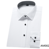 Long Sleeve Twill Solid Shirt - Virtual Blue Store