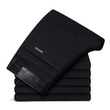 Men Classic Soft Black Jeans - Virtual Blue Store