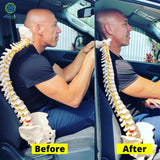 KONGDY Multi-function Back Stretchering Massager Magic Lumbar&Neck Support Device Spinal Relaxation Chiropractic Pain Relief - Virtual Blue Store