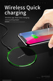 DCAE Quick Qi Wireless Charger For iPhone 12 11 Pro 8 X XR XS Max 30W Fast Charging for Samsung S20 S10 S9 Type C USB Charge Pad - Virtual Blue Store
