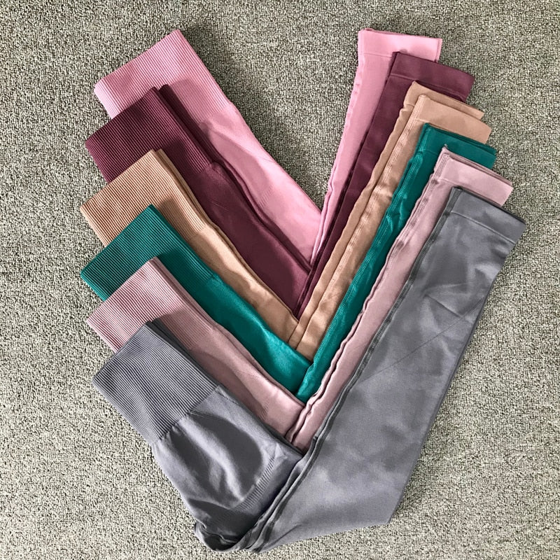 2PCS  Hyperflex Seamless Yoga Set Sportswear Sports Bra+Leggings Fitness Pants Gym Running Suit Exercise Clothing Athletic - Virtual Blue Store