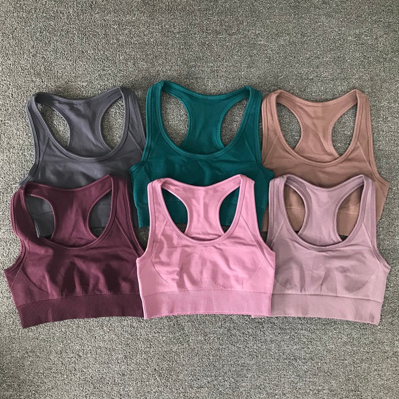 2PCS  Hyperflex Seamless Yoga Set Sportswear Sports Bra+Leggings Fitness Pants Gym Running Suit Exercise Clothing Athletic - Virtual Blue Store