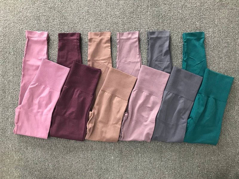 2PCS  Hyperflex Seamless Yoga Set Sportswear Sports Bra+Leggings Fitness Pants Gym Running Suit Exercise Clothing Athletic - Virtual Blue Store