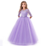 Princess Flower Lace Dress - Virtual Blue Store