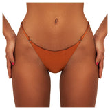 Sexy Women Bikini Bottom Solid Color G-String Brazilian Thongs Swimwear High Waist Swimsuit Bottom Swimming Shorts For Ladies - Virtual Blue Store