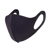 Black Mouth Mask Breathable Unisex dust-proof Sponge Face Masks Reusable Anti Pollution Shield Wind Proof Mouth Cover washable - Virtual Blue Store
