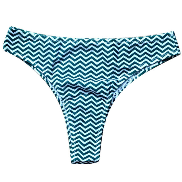 Brazilian G String Swimsuits Bikini Thong Bottom Swimwear Female Bikini T-Back Swim Shorts Beach Pants Hipster Briefs Underwear - Virtual Blue Store
