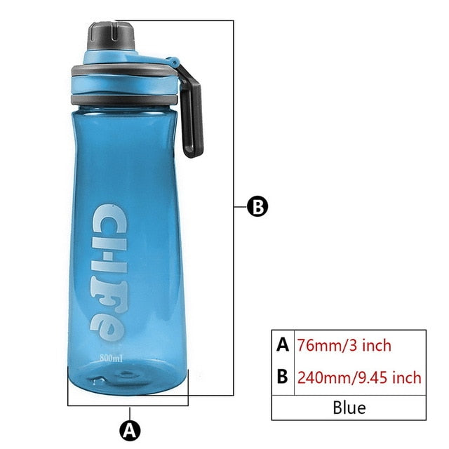 800Ml Plastic Nutrition Shaker Bottle - Virtual Blue Store