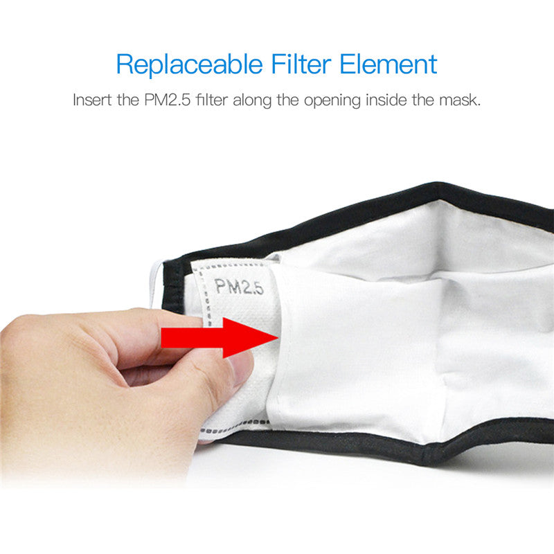 50Pcs Activated Carbon Filteres For Anti Dust Mouth Mask replaceable filters Mask on the mouth 5 Layer protection Mouth-muffle - Virtual Blue Store