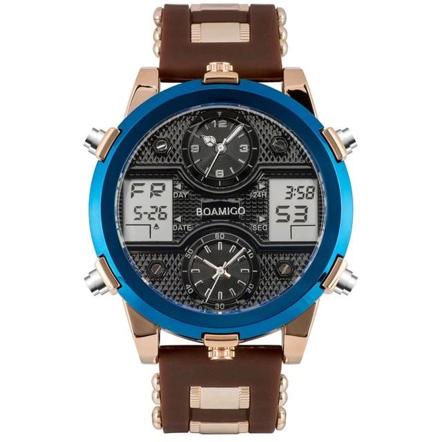 Men's Quartz LED Digital Watch - Virtual Blue Store