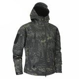 Men's Military Camouflage Fleece Jacket - Virtual Blue Store