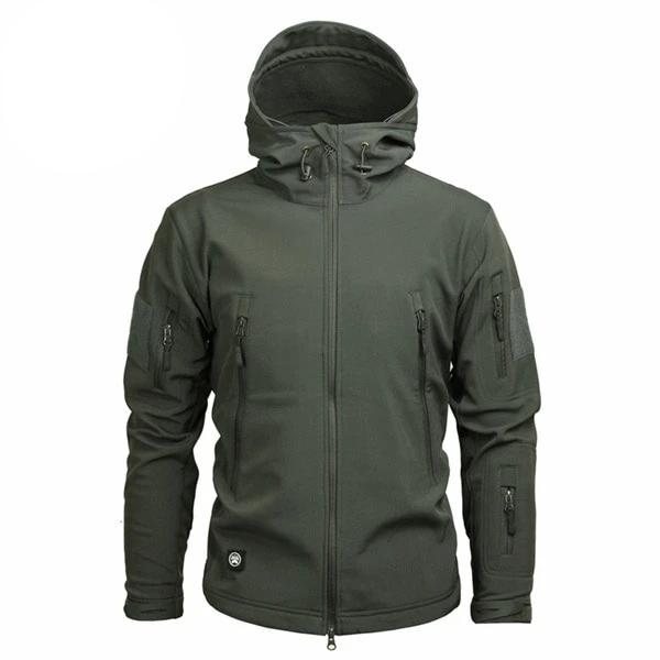 Men's Military Camouflage Fleece Jacket - Virtual Blue Store