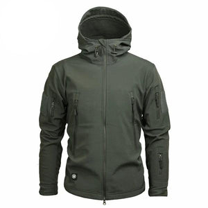 Men's Military Camouflage Fleece Jacket - Virtual Blue Store