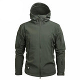 Men's Military Camouflage Fleece Jacket - Virtual Blue Store