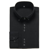 Casual Men Long Sleeve Shirt - Virtual Blue Store