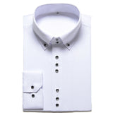 Casual Men Long Sleeve Shirt - Virtual Blue Store