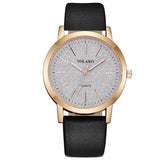 Leather Quartz Women's Watch - Virtual Blue Store