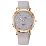 Leather Quartz Women's Watch - Virtual Blue Store