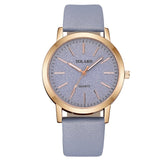 Leather Quartz Women's Watch - Virtual Blue Store