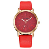 Leather Quartz Women's Watch - Virtual Blue Store