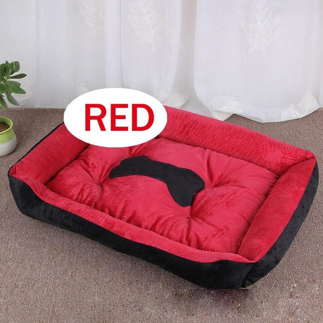 Washable Cotton Kennel Mat Bed - Virtual Blue Store