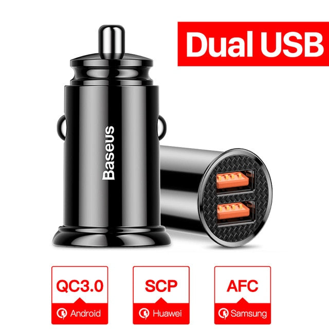 3.0 USB Car Charger For iPhone - Virtual Blue Store