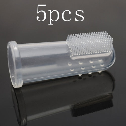 Pet Finger Toothbrush Dog Toys E - Virtual Blue Store