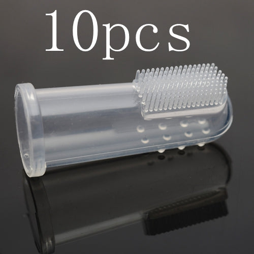 Pet Finger Toothbrush Dog Toys E - Virtual Blue Store